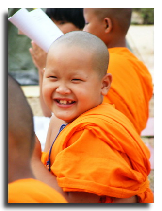 Buddhist monk in Thailand