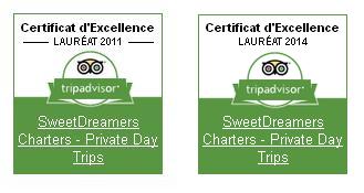 Certificat d’Excellence SweetDreamers Phuket